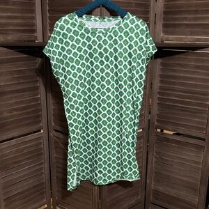 Casual Geometric T-Shirt Dress